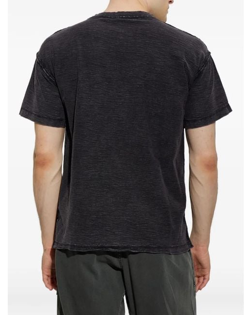 DIESEL Black Pocket T-Shirt for men