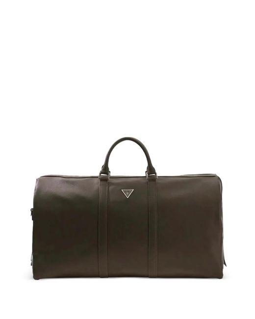 Guess Black Pisa Top-Handle Holdall Bag for men