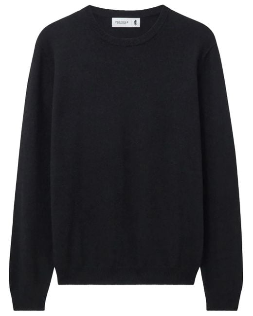 Pringle of Scotland Blue Crew-Neck Cashmere Knit Sweater for men