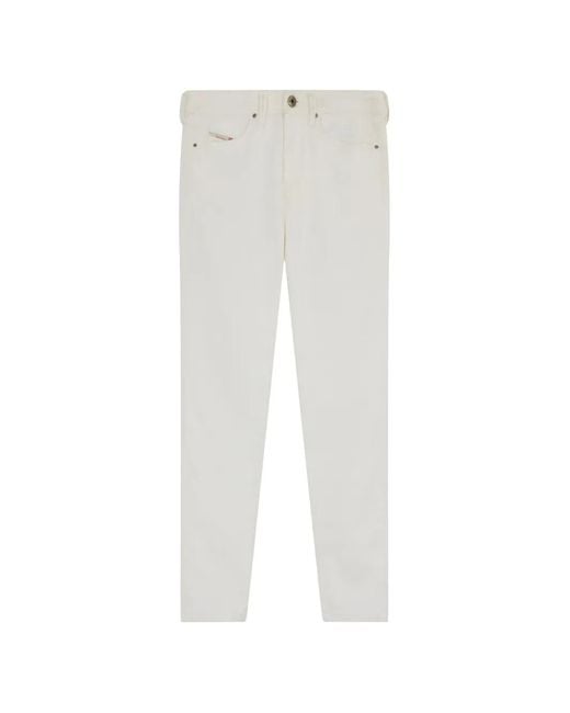 DIESEL White Jean Doris-Ne À Coupe Slim