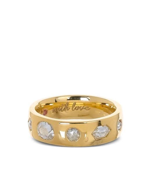 Nimo With Love Metallic 18Kt Gelbgoldring Mit Diamanten