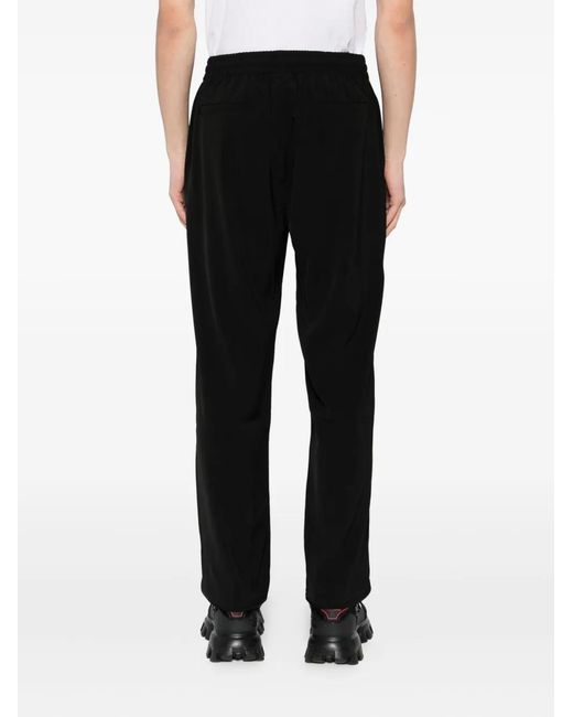 Represent Black Piped Track Pants for men