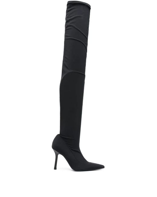 Patrizia Pepe Black Stiefel mit Stretch-Absatz 85mm