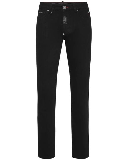 Philipp Plein Black Straight Supreme Jeans for men