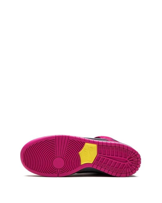 Nike Pink Sb Dunk High "Run The Jewels" Sneakers for men