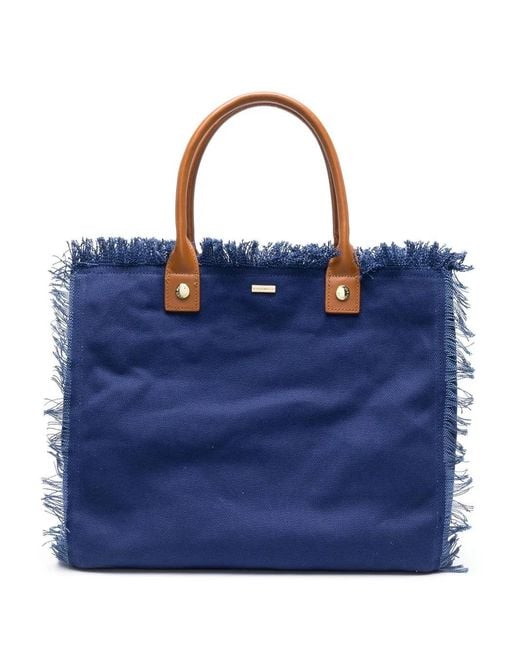 Melissa Odabash Blue Cap Ferrat Large Tote