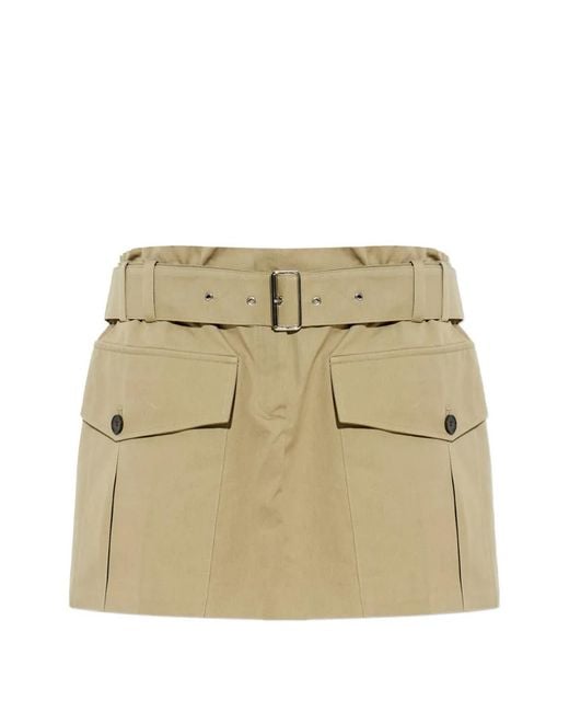 IRO Natural Belted Mini Skirt