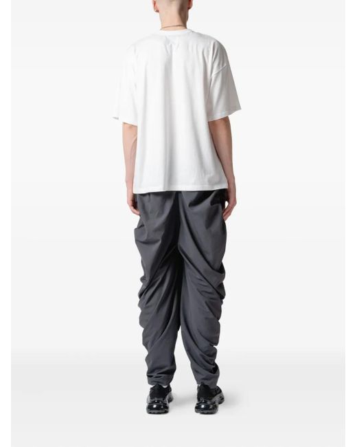 Yoshio Kubo White T-Shirt Mit Logo-Print