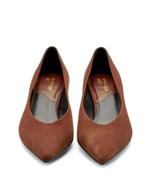 Lottusse Brown Cort Suede Pumps
