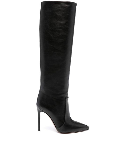 Paris Texas Black 85mm Nappa Leather Boots