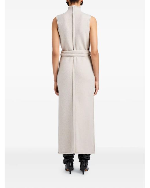 Proenza Schouler White Gestricktes Zola Kleid mit Gürtel