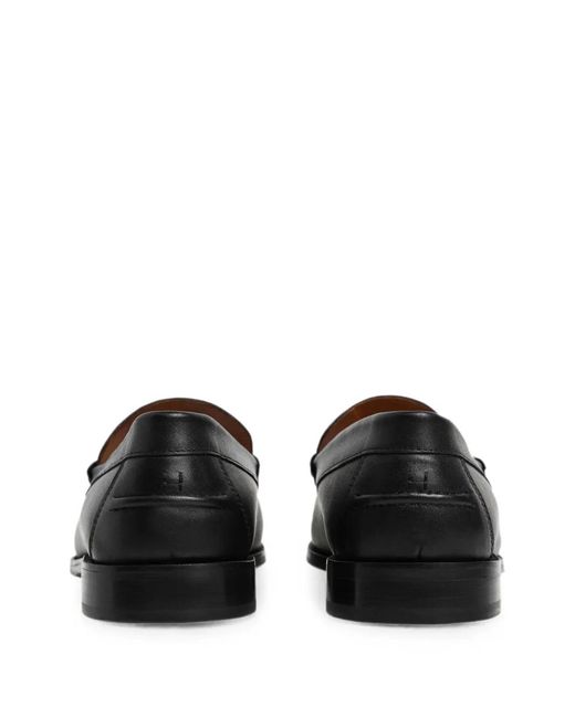 Hackett White Cobham Leather Loafers for men