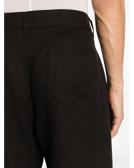 Rick Owens Black Geth Wide-leg Tailored Trousers for men