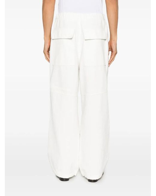 Jil Sander White Essential Cotton Pants For for men
