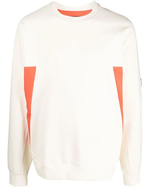 Y-3 White Logo-Patch Crew-Neck Sweatshirt