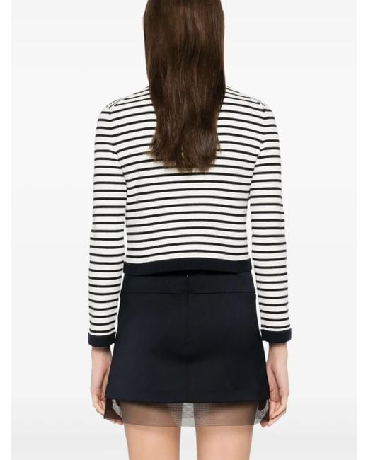 Maje Gestreept Vest in het Black