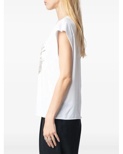 Zadig & Voltaire White Cloe Top