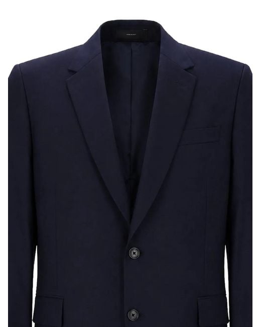 Paul Smith Blue Single-Breasted Wool Suit for men