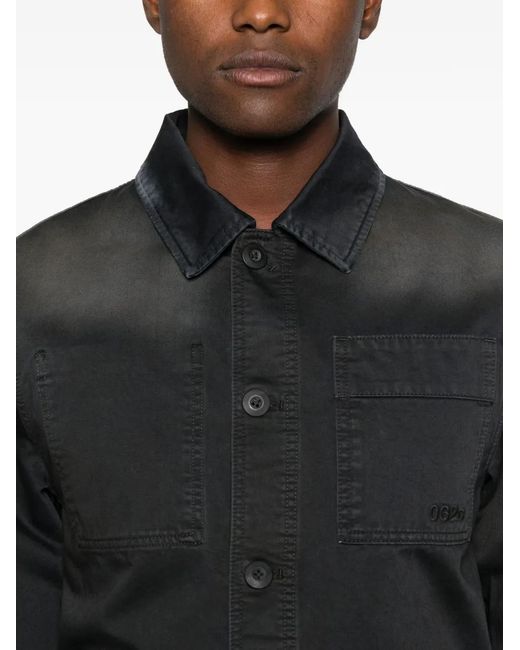 032c Black Buttoned Pocket Jacket