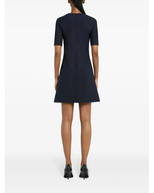Courreges Aライン ミニドレス Blue