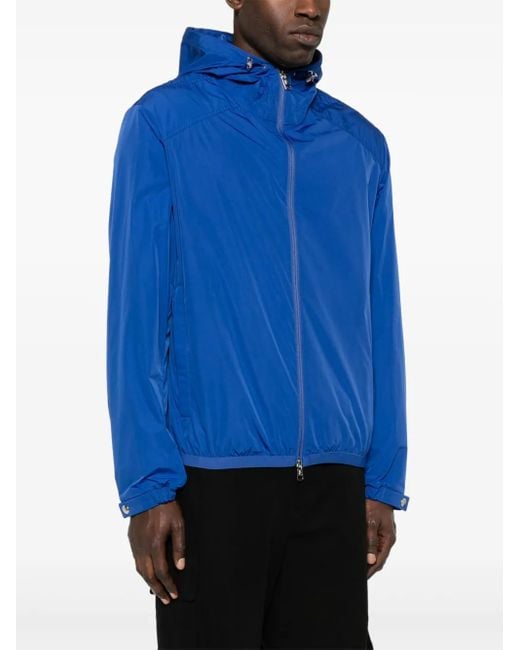 Moncler Blue Clapier Hooded Jacket for men