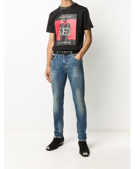 T-shirt Rock n Roll con stampaJohn Richmond in Cotone da Uomo colore Nero |  Lyst