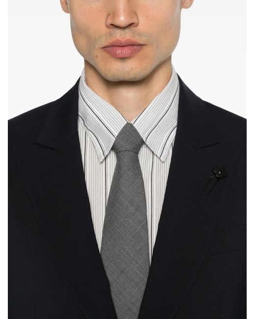 Lardini Black Single-Breasted Suit for men