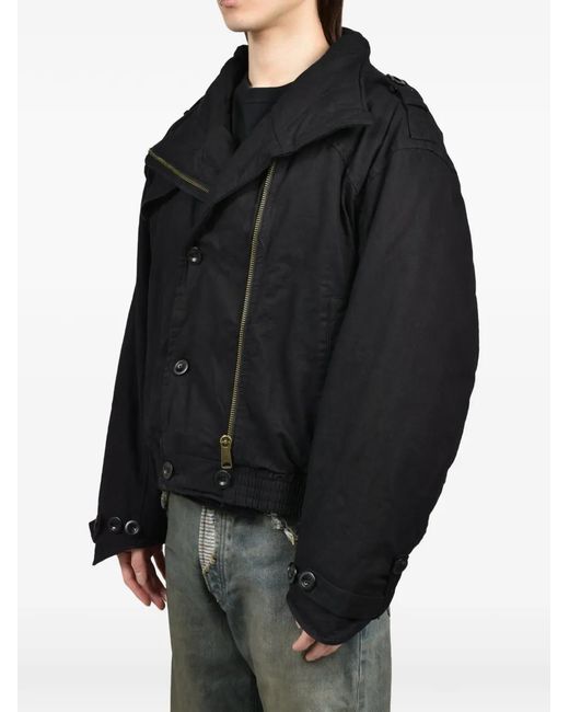NO/FAITH STUDIOS Black Balloon-Silhouette Jacket for men