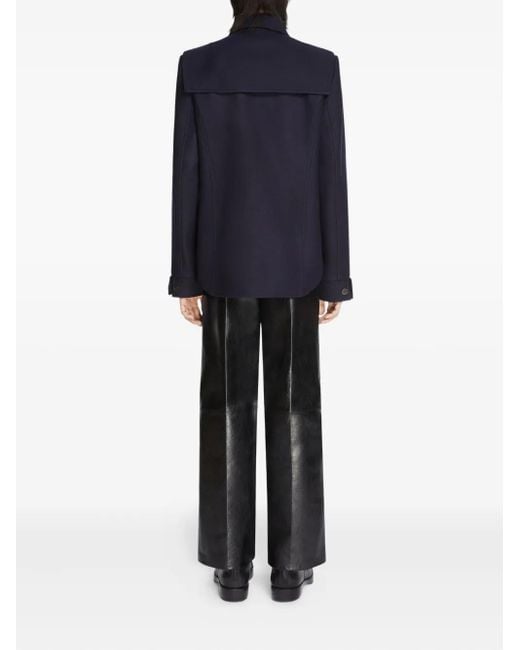 Dries Van Noten Gray Leather Trousers for men