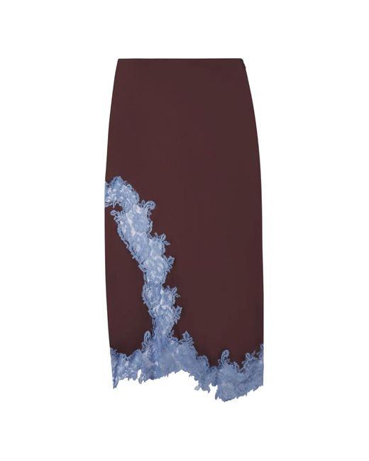 A.L.C. Purple Olivia Midi Skirt