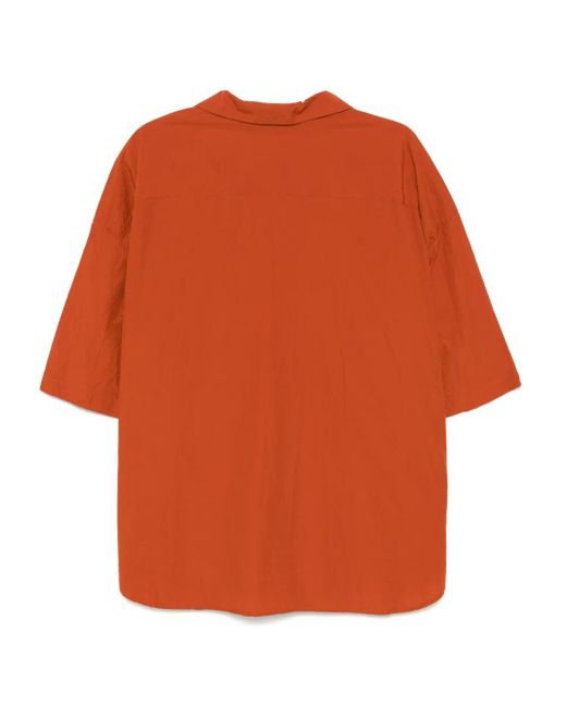 Forme D'expression Orange Chemise Camp