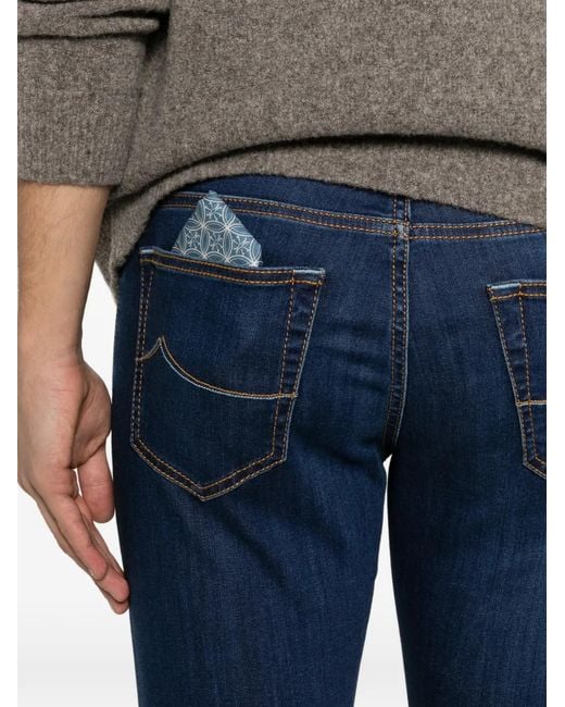Jacob Cohen Blue Nick Faded Jeans for men