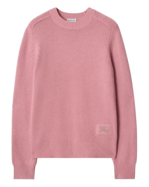 Maglione Girocollo di Burberry in Pink