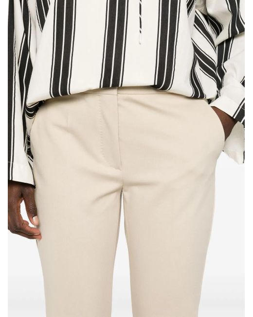 Max Mara Natural Pegno Cropped Trousers