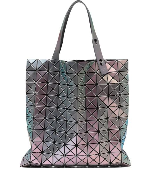Issey Miyake Gray Prism Tote Bag