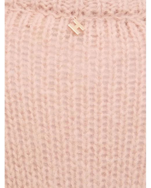 Silvian Heach Natural Button-Fastening Cardigan
