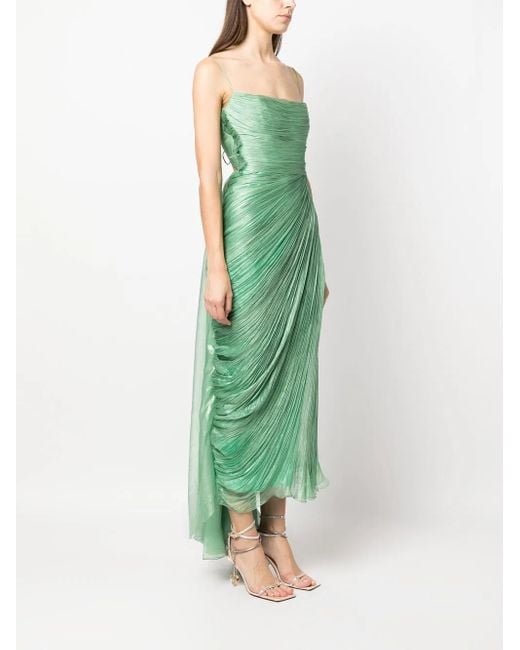 maria lucia hohan siona draped silk dress Maria Lucia Hohan