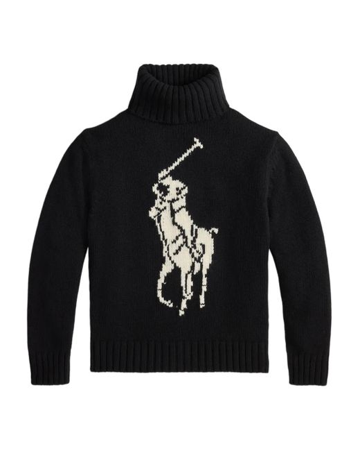 Polo Ralph Lauren インターシャ セーター Black
