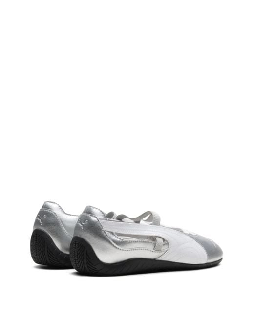 PUMA White Speedcat Ballet Sneakers