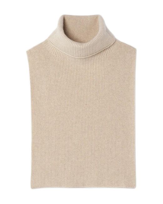 Sciarpa Con Collo Alto di Eric Bompard in Natural