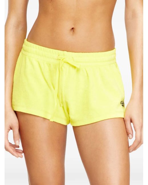 DIESEL Yellow Vanessa-D-Pop Drawstring Shorts