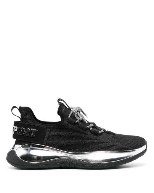 Philipp Plein The Iron Tiger Gen.X.02 Sneakers in het Black