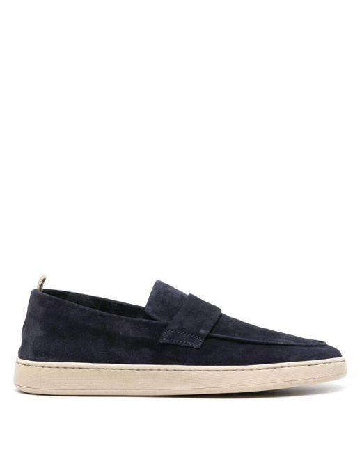 Officine Creative Airto suede loafers - Blue