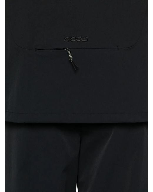 RC Outdoor Supply Black Reyes Ss.Wr Zip-Up Jacket for men