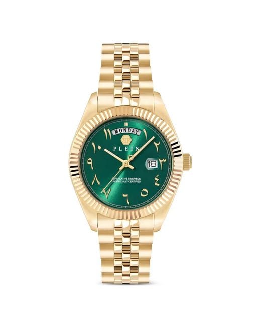 Philipp Plein Metallic Date Superlative 41Mm Watch for men