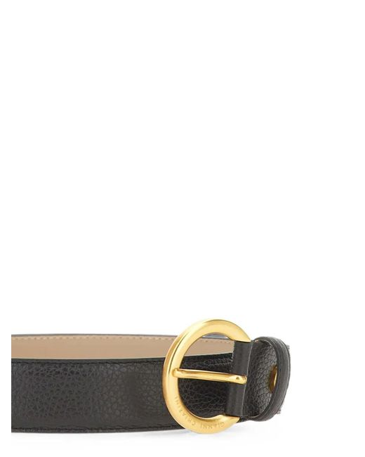 Gianni Chiarini White Hammered-Leather Belt