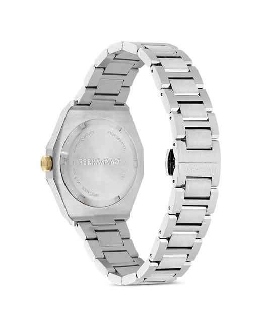 Ferragamo White Versilia 40Mm Watch for men