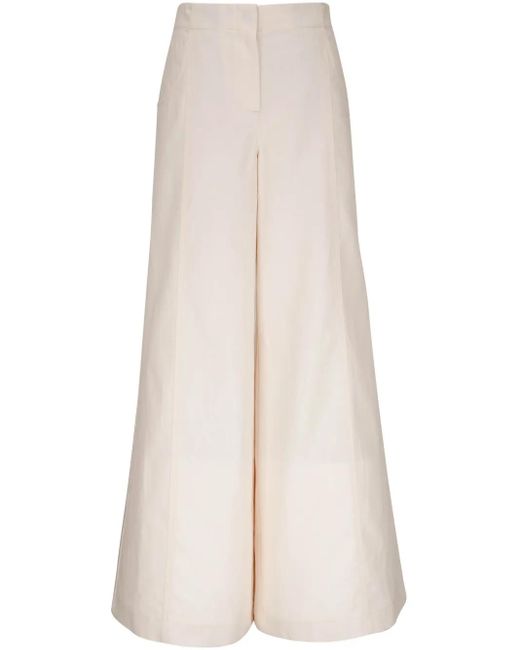 Twp Natural Wide-Leg Trousers