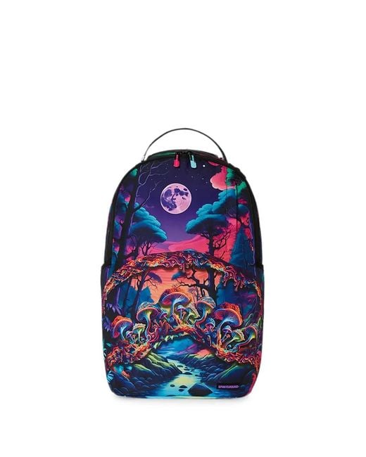 Sprayground Blue Psychedelic Forrest Dlxr Backpack