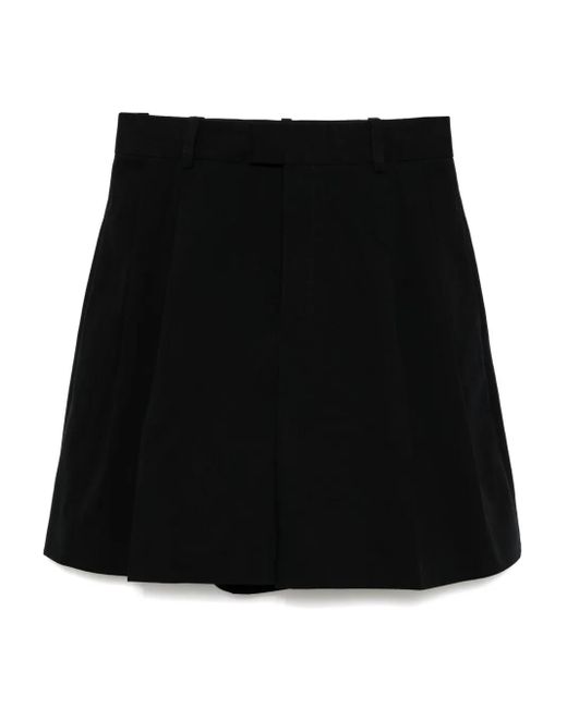 Jil Sander Black Cotton Shorts